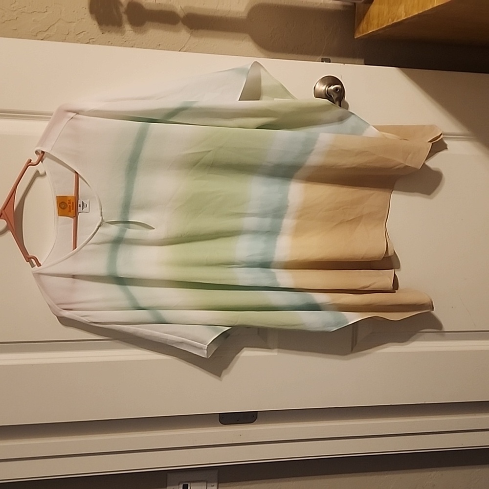 beach colorful blouse by Ruby Rd. size 3x
